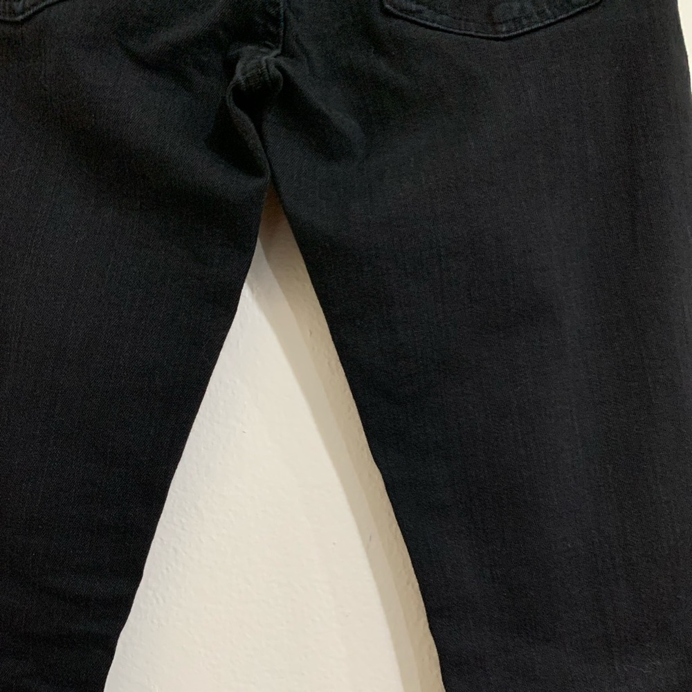 AG Adriano Goldschmied Jeans Women's 25 Black Ankle Distressed Super Skinny - Picture 11 of 16